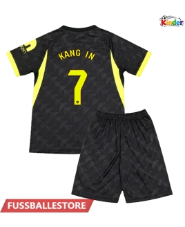 Günstige Atletico Madrid Lee Kang-in #7 Auswärts Trikotsatzt Kinder 2026-27 Kurzarm (+ Kurze Hosen)
